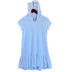 Harper Canyon Hooded Dress Girls Size XL 14-16 White Swimwear Beach Pool Vacay